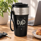 Best Dad In The Universe Insulated Coffee Cup With Dual Lid