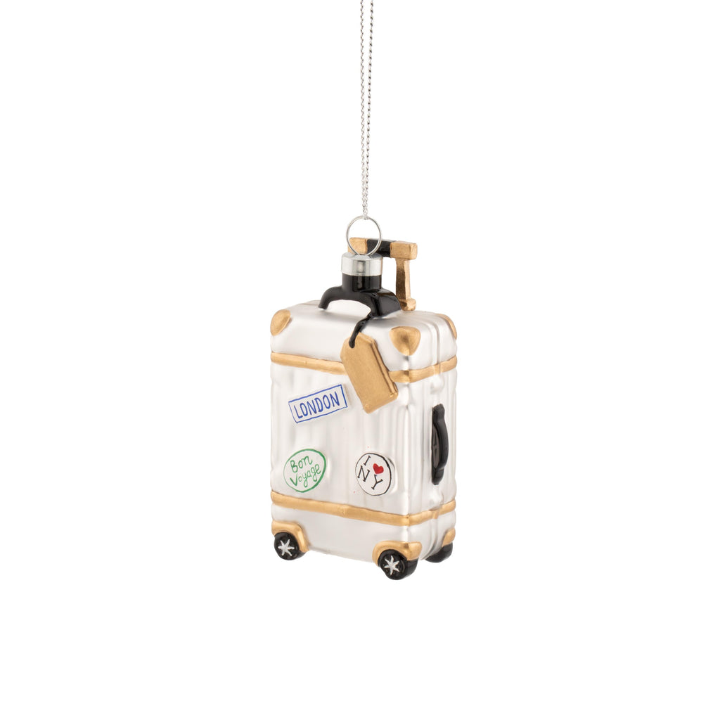 Personalised Suitcase Christmas Bauble