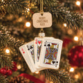 Personalised Playing Cards Bauble