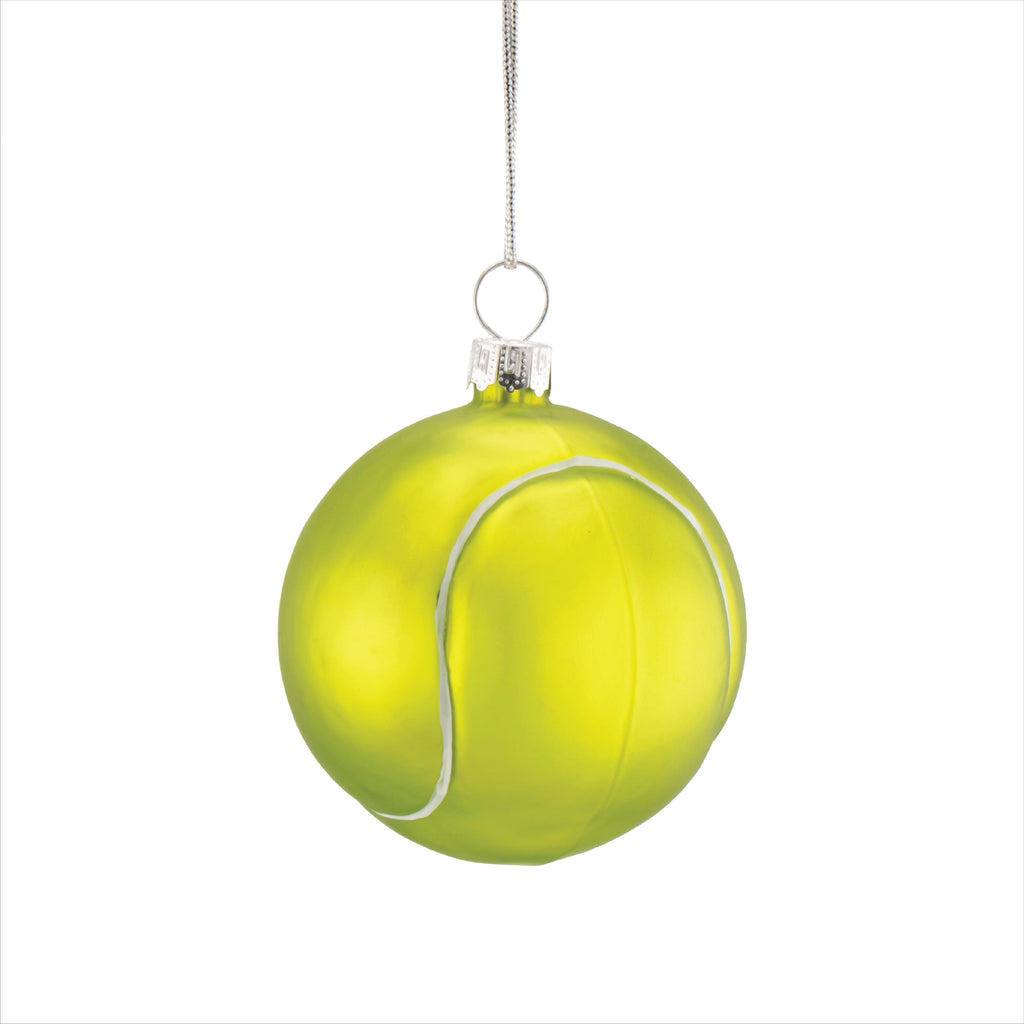Personalised Tennis Ball Shaped Bauble