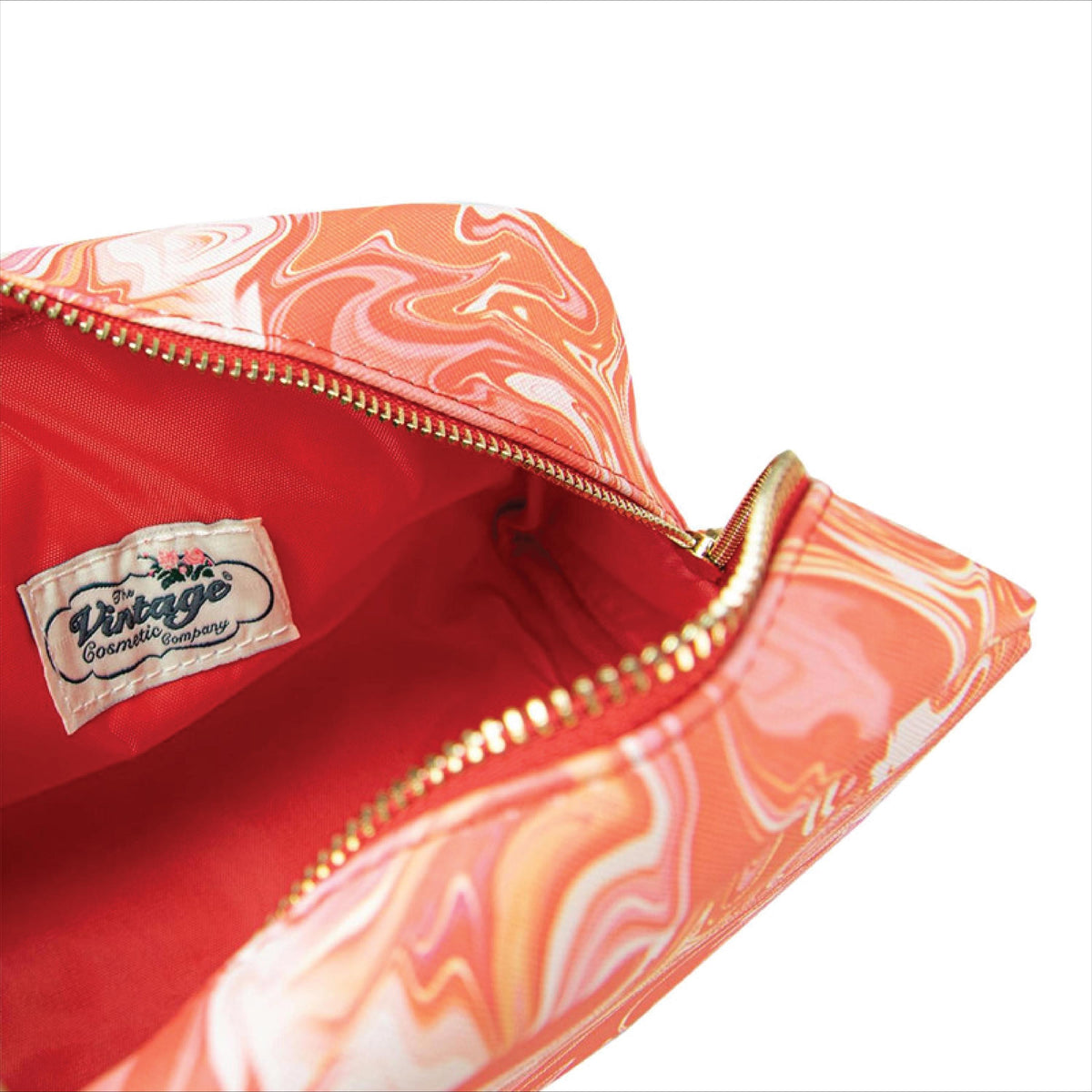 Personalised Large Marble Print Washbag For Her