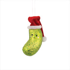 Personalised Santa Hat Pickle Bauble