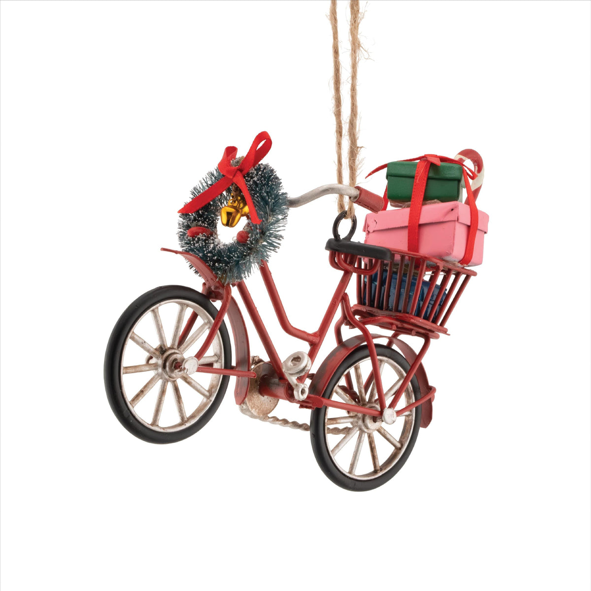 Personalised Vintage Bike Christmas Decoration