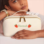 Personalised Strawberry Open Flat Washbag
