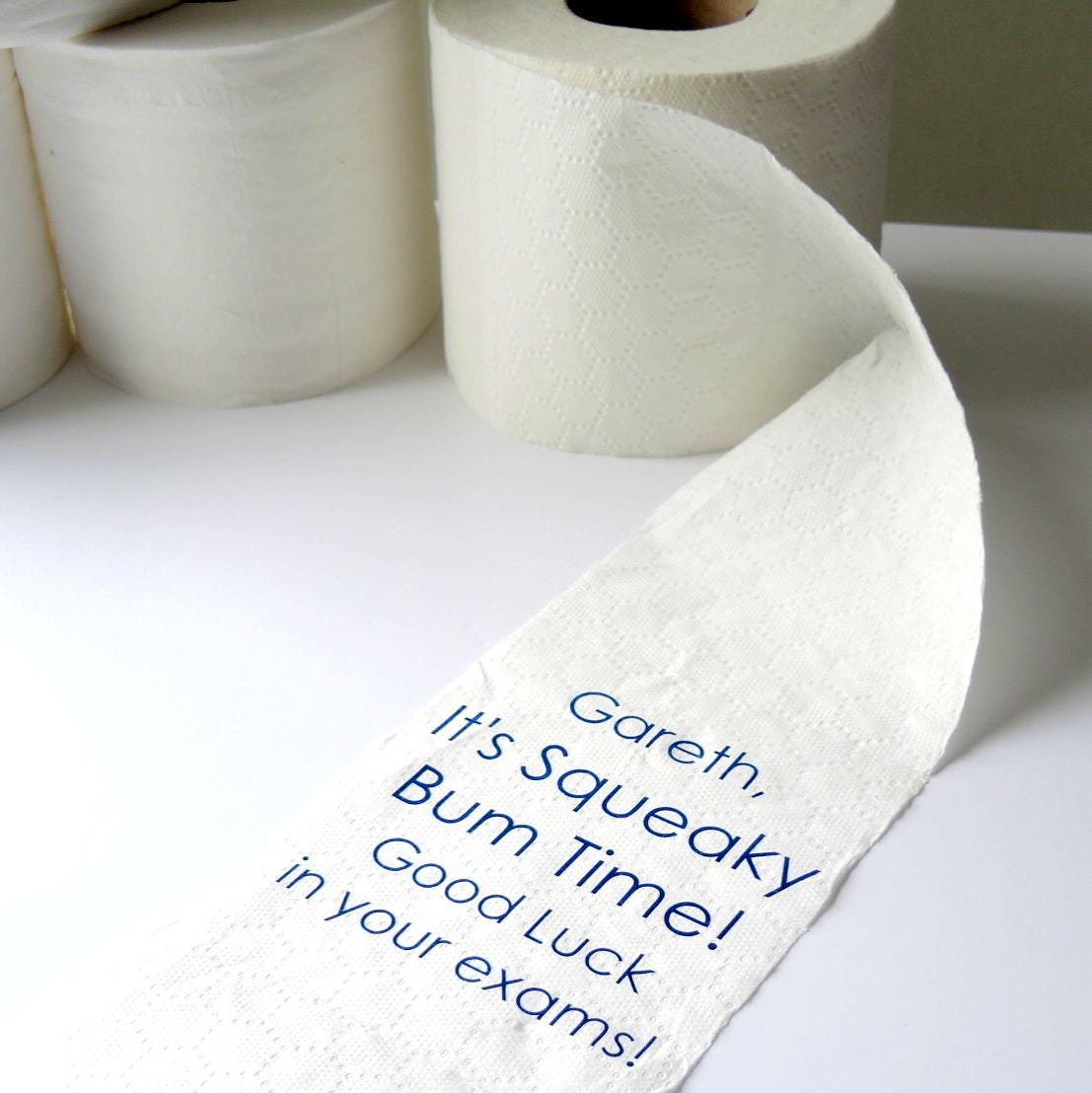 Personalised Good Luck In Your Exams Toilet Roll