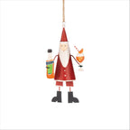 Personalised Santa Cocktail Spritz Christmas Decoration