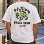 Personalised Christmas Padel Graphic T Shirt