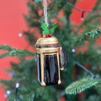Personalised Coffee Cafetiere Christmas Decoration