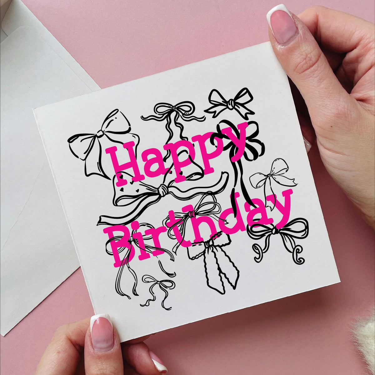Happy Birthday Bright Bow Card