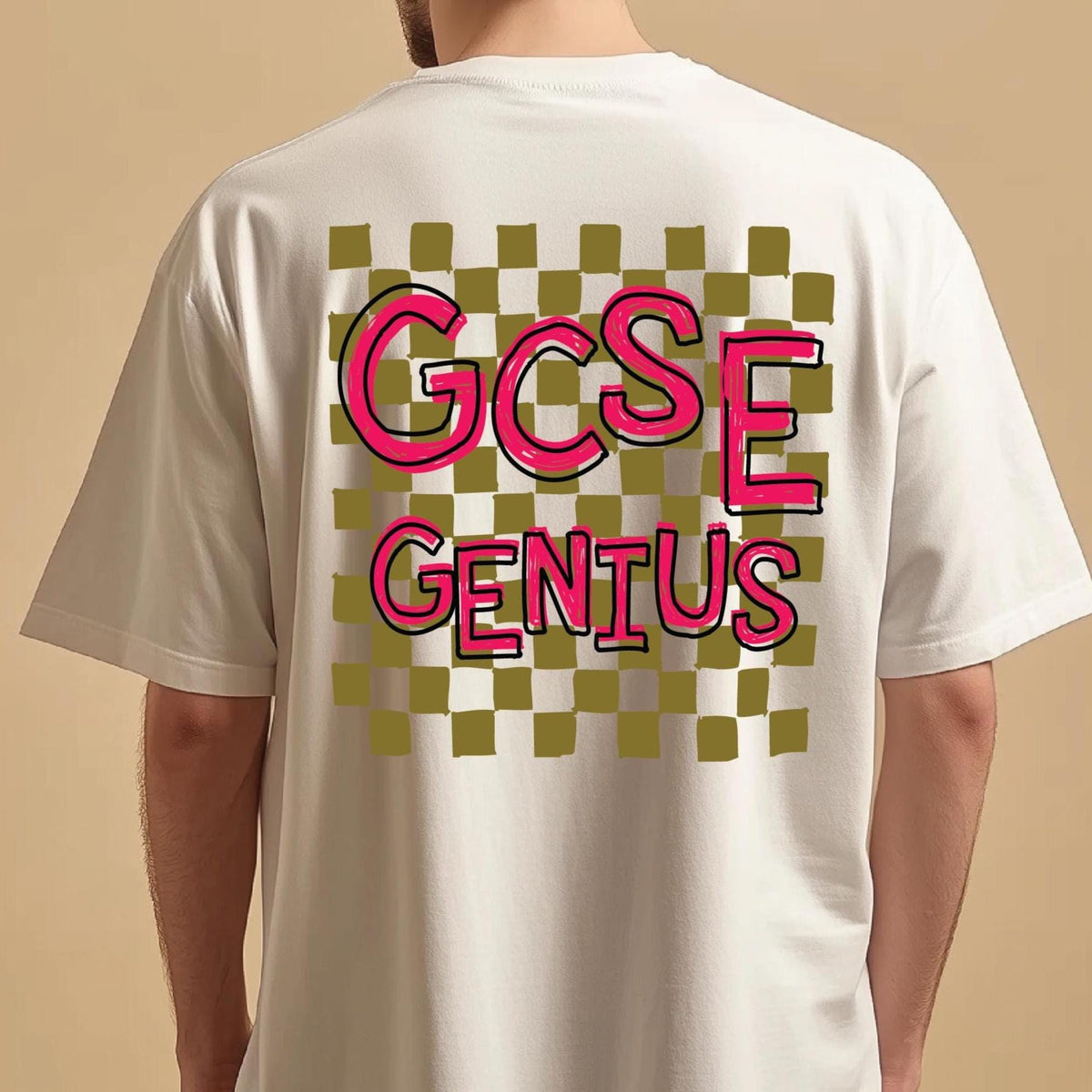 Personalised Gcse Genius Graphic T Shirt