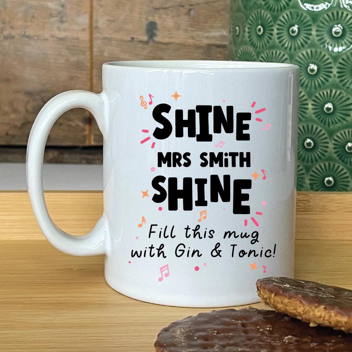 Personalised Shine Jesus Shine Teacher Mug
