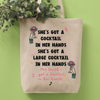 Personalised Whole World In Her Hands Teacher Tote Bag