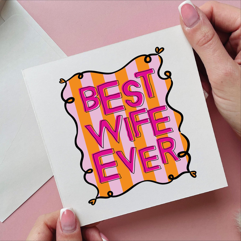 Stripe Best Wife Ever Card