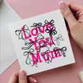 Love You Mum Bright Bow Card