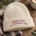 Chicken Wine At Christmas Time Winter Hat