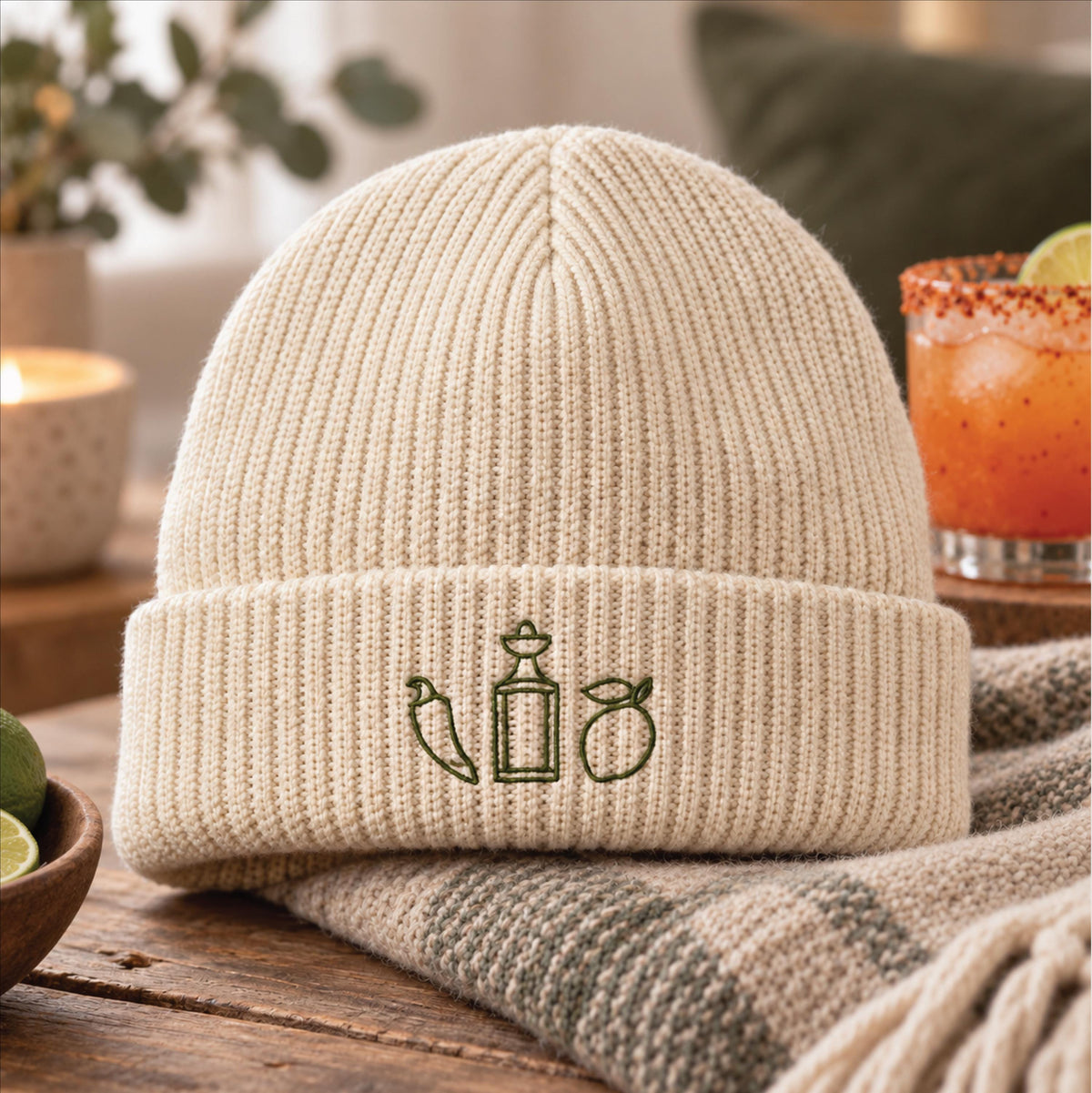 Spicy Margarita Ingredients Winter Hat