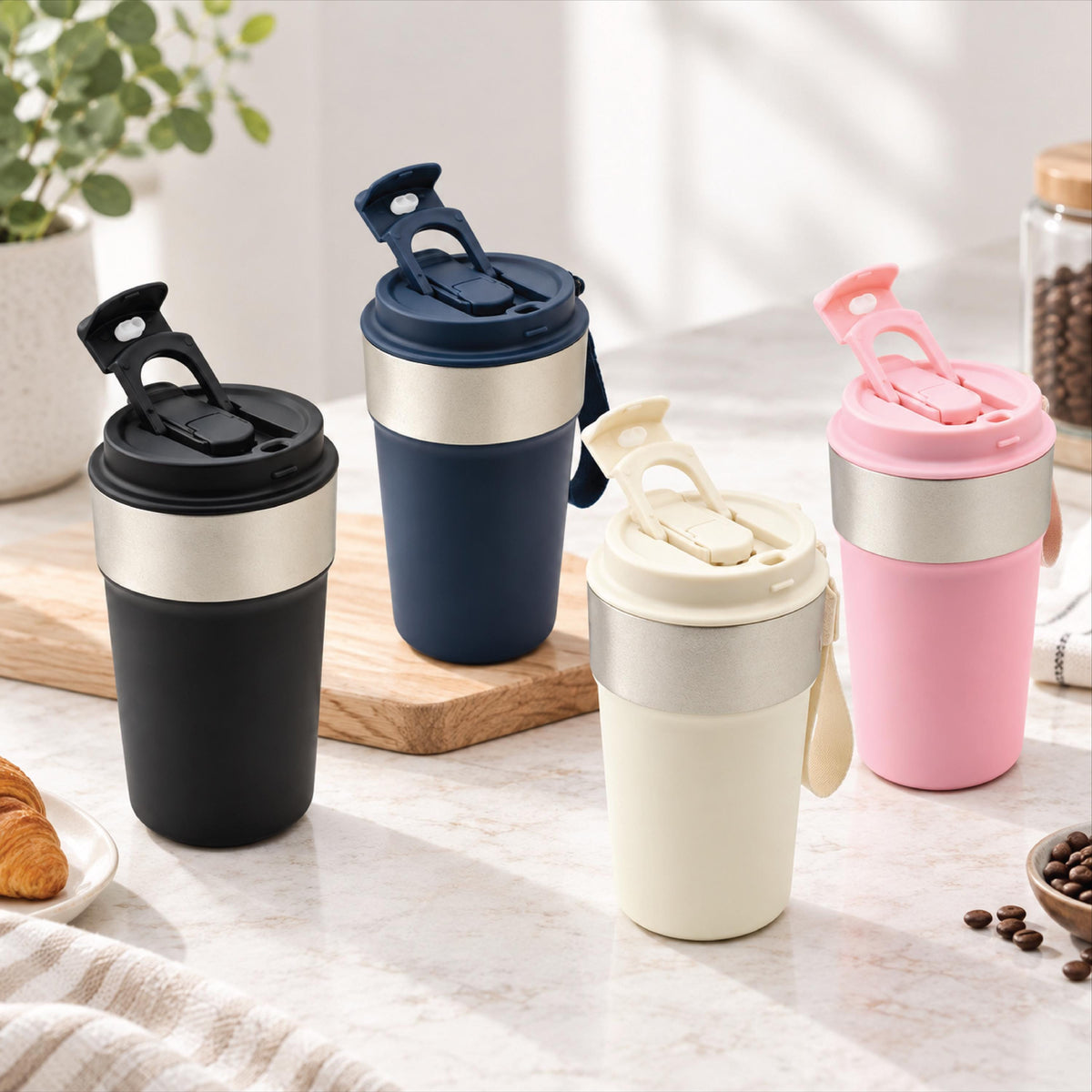 Best Dad In The Universe Insulated Coffee Cup With Dual Lid