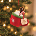 Personalised Felt Hot Chocolate Christmas Decoration