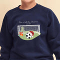 Kids Personalised Football Christmas Jumper