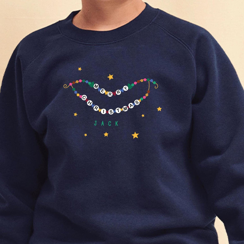 Personalised Kids Swiftie Christmas Jumper