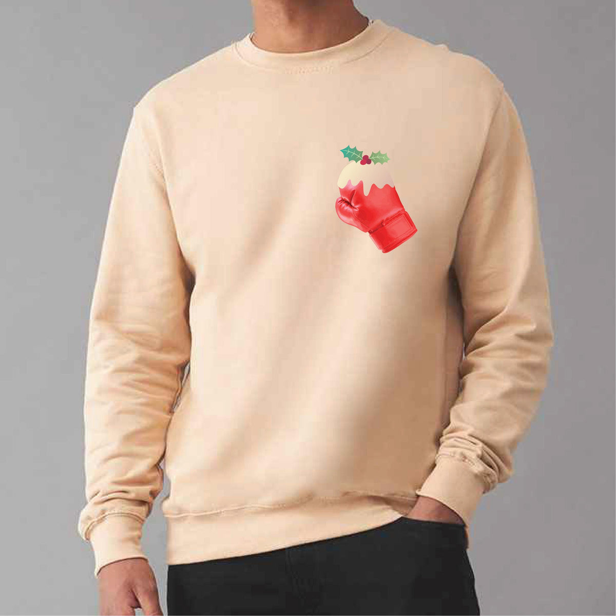 Personalised Boxing Christmas Jumper