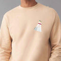 Personalised Badminton Christmas Pudding Jumper