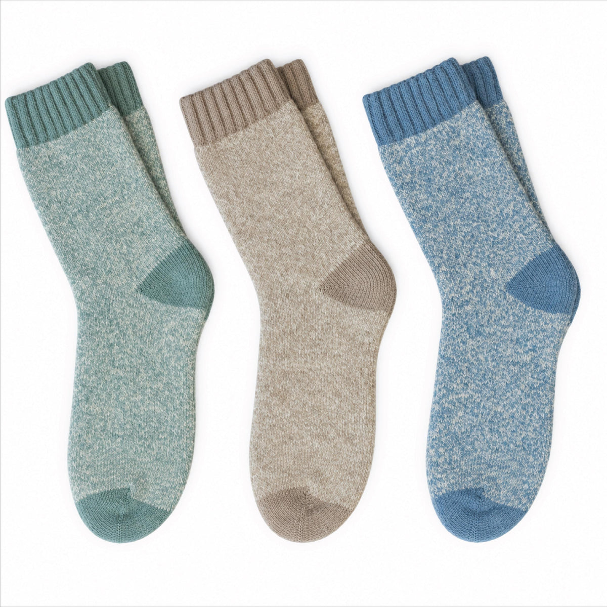 Personalised Women's Thick Winter Walking Boot Socks