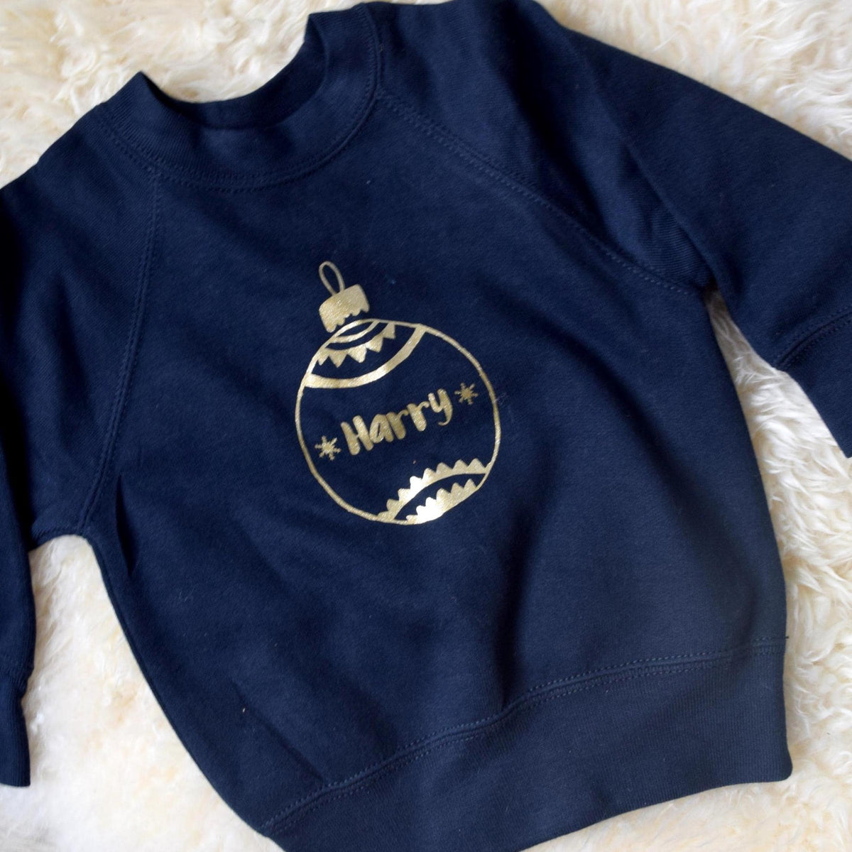 Personalised Bauble Kids Christmas Jumper