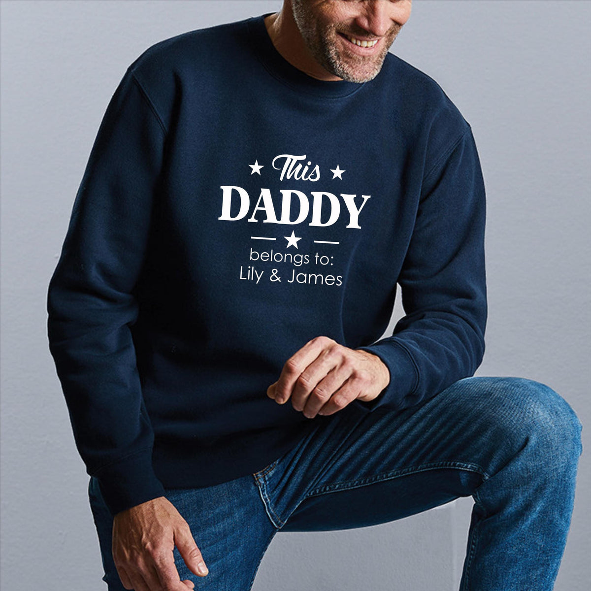 Personalised This Daddy Star Jumper