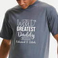 Personalised World's Greatest Dad T Shirt