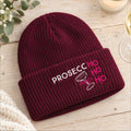 Prosecco Ho Ho Ho Embroidered Christmas Beanie Hat