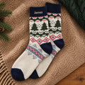 Personalised Men's Fairisle Winter Socks