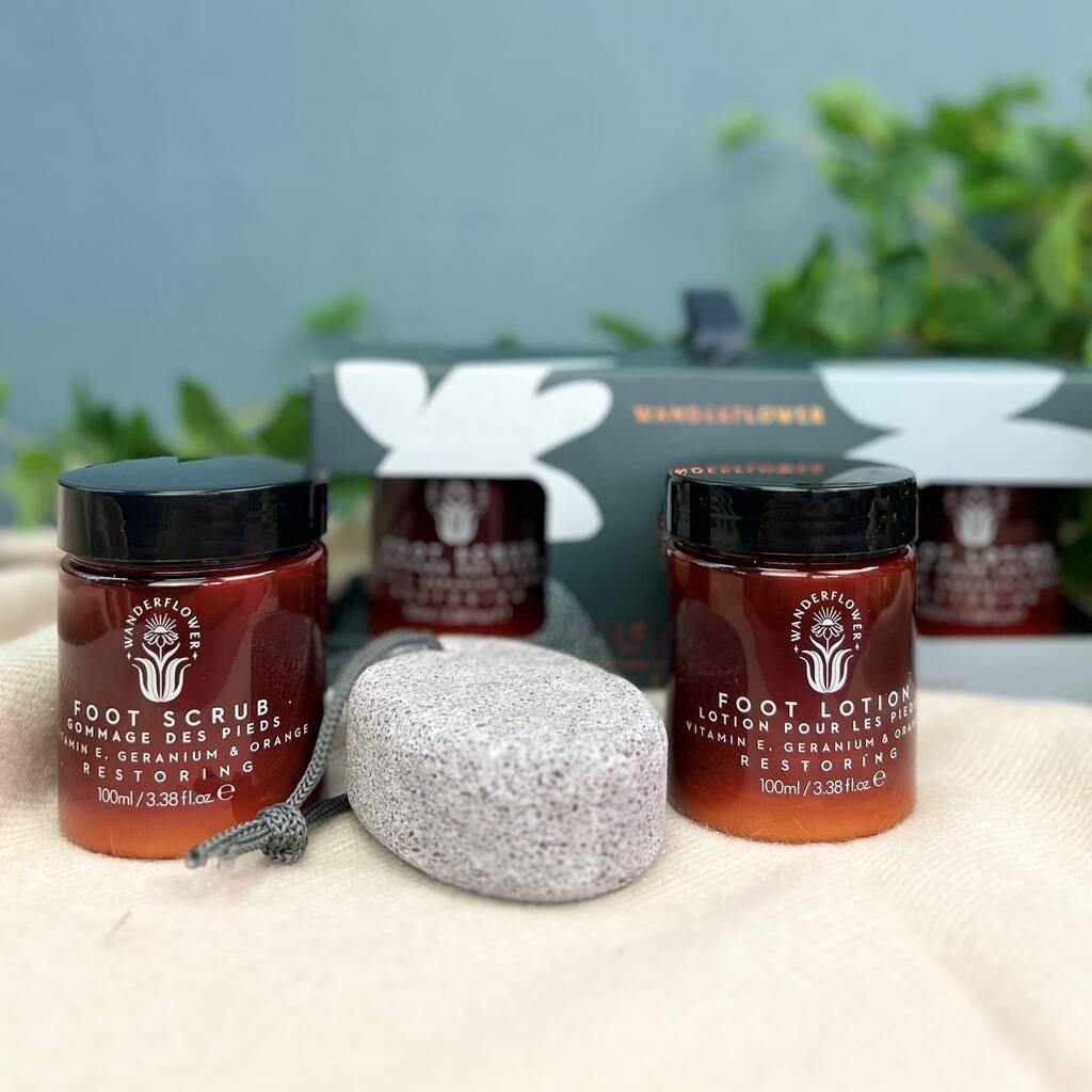 Foot Revival Lotion & Scrub Set - Geranium & Orange
