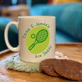 Personalised Ace Dad Tennis Mug