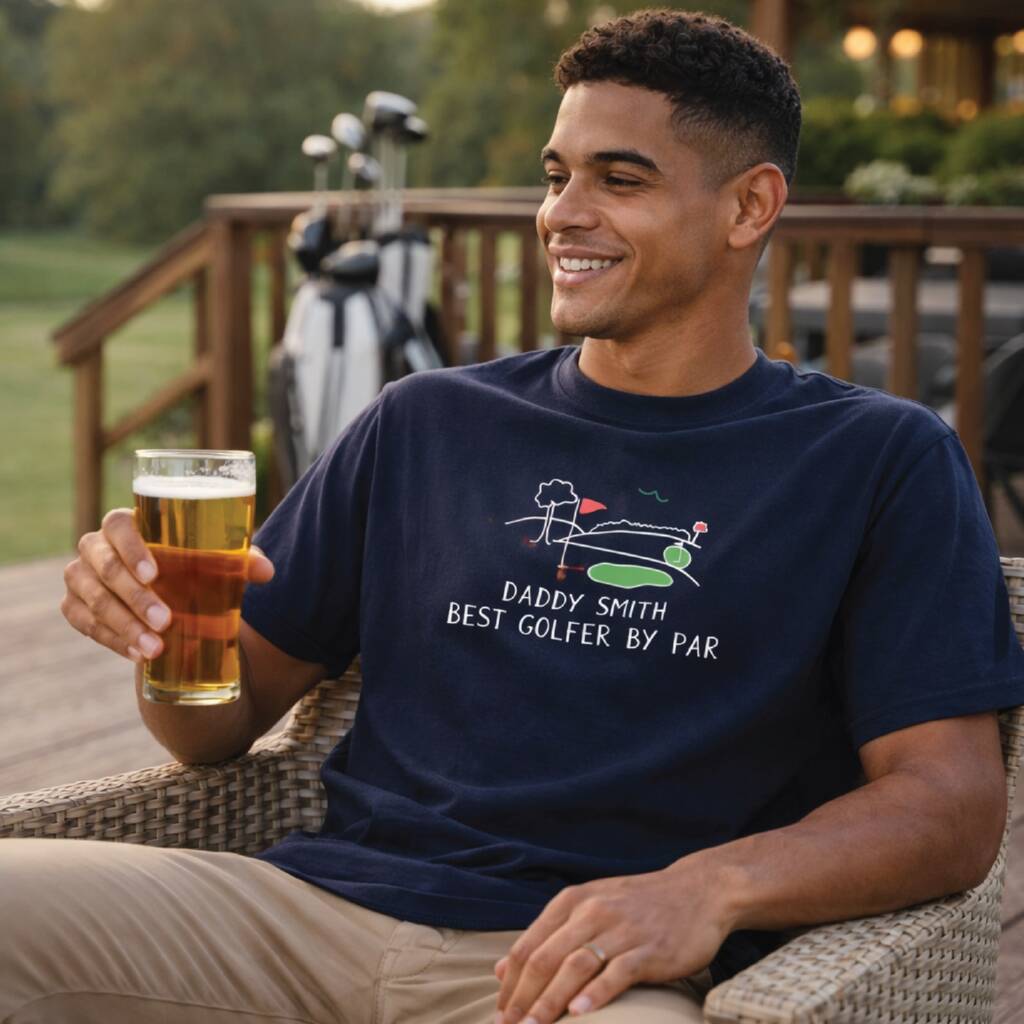 Personalised Best Golfer By Par T Shirt