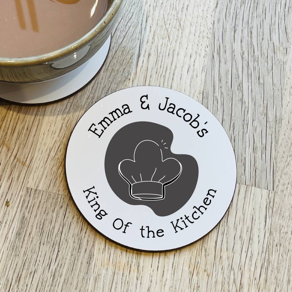 Personalised Chef Dad Coaster