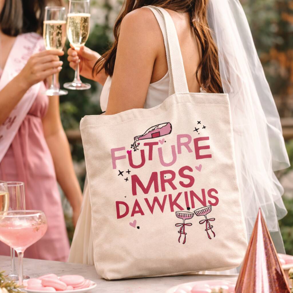 Personalised Future Mrs Bride Tote Bag