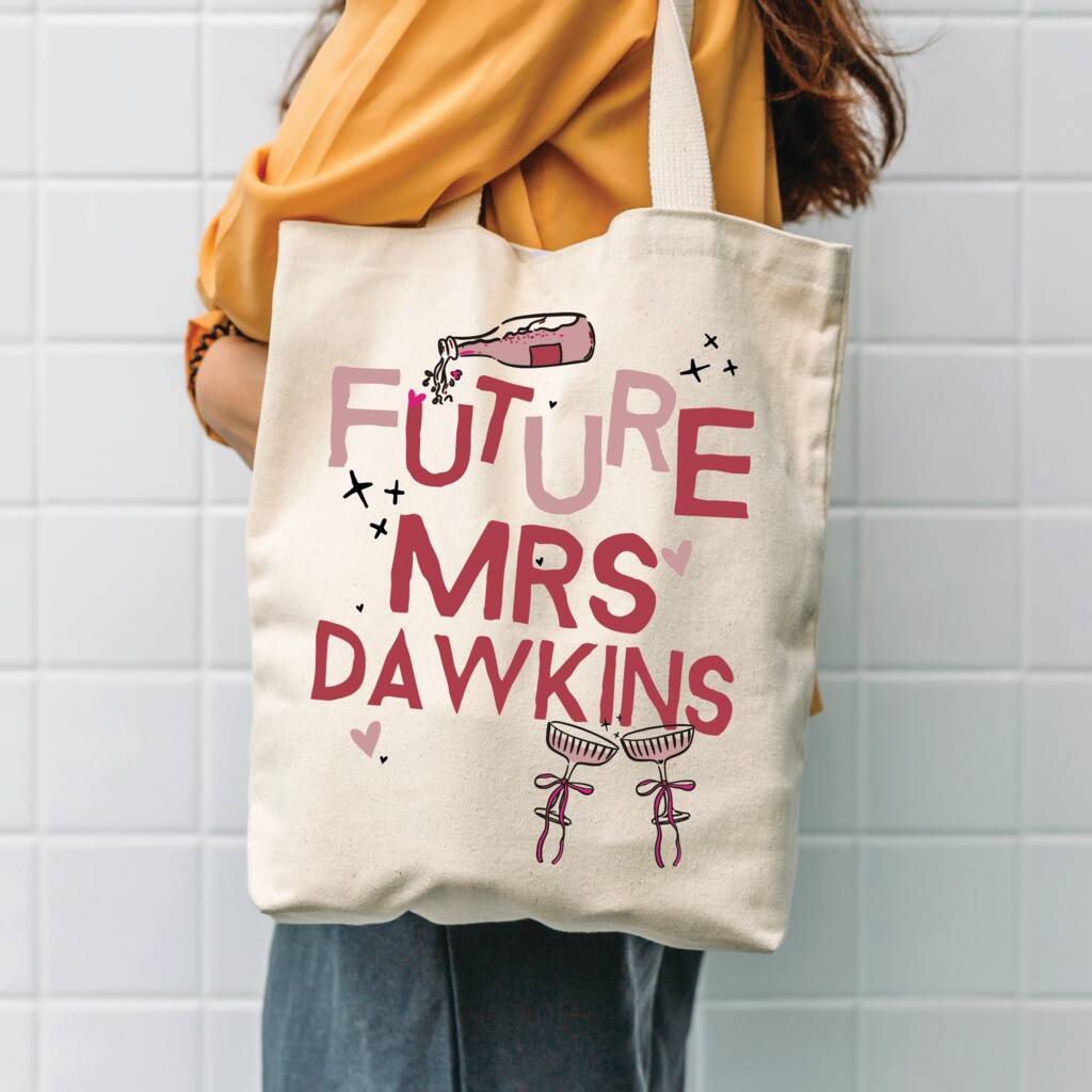 Personalised Future Mrs Bride Tote Bag