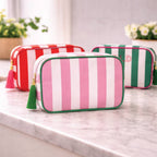 Personalised Summer Stripe Washbag
