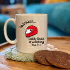 Personalised Watching Motor Racing Mug