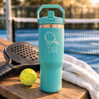 Personalised Water Bottle For Padel Or Pickle Ball