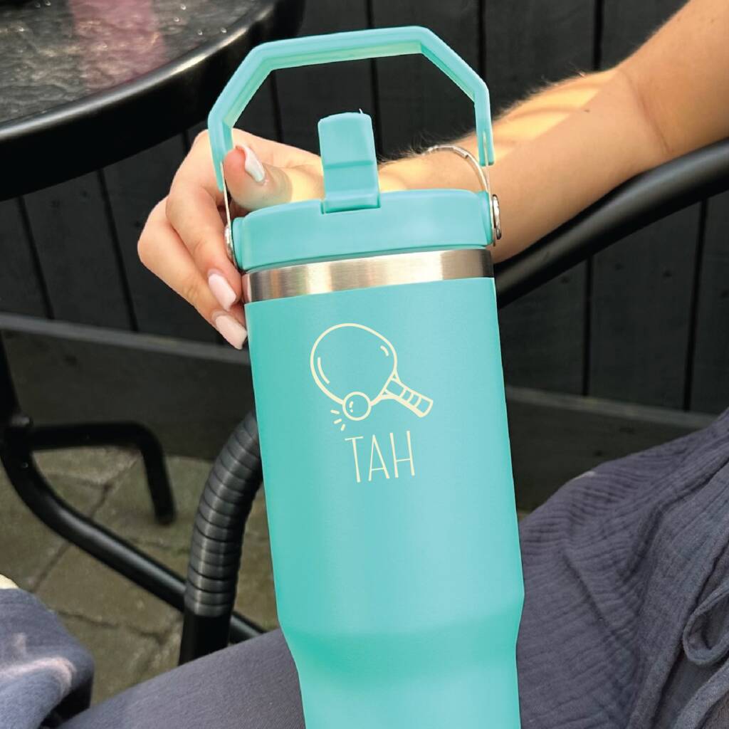 Personalised Water Bottle For Padel Or Pickle Ball