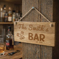 Personalised Wooden Bar Sign
