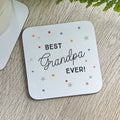 Scattered Star Best Grandpa Ever Coaster