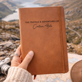 Faux Leather Travels And Adventures Travel Journal